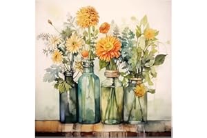 LOLIPONY Pintura por Números para Adultos y Niños al óleo de Lienzo DIY, con Pinceles, Pigmento Acrílico, Pintura de Dibujo DIY, Sin Marco 40X50 CM