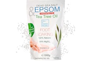 BLEU & MARINE BRETANIA Sales de Epsom & Aceites Esenciales: Fuente de Magnesio Baño Relajante y Calmante. Defensa Natural y Protección Efectiva. Cuidado Activo de la Piel para Condiciones Óptimas - 1000 g 1 kg