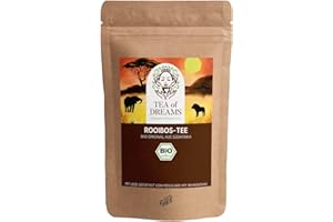 ‎TEA OF DREAMS Rooibos Tee Bio | Bekannt aus Südafrika (das Original) | loser Tee | 250g