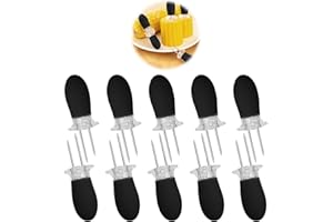 DmDoyy 10 Piezas Pinchos Para Mazorcas De Maíz, Tenedores Acero Inoxidable, Soporte Para Mazorcas De Maíz, Para Cocina, Hogar, Barbacoa, Picnic