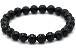 Miracles Minéraux Bracelet perle ronde 8 mm, pierre naturelle, création artisanale française, plus de 80 choix