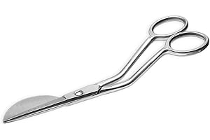 ONTAKI Ciseaux pour arts, travaux manuels, tissus et broderies en acier inoxydable, grand 15,2 cm