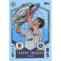 Match Attax 2024 2025 Javier Zanetti Triumph Trophy Trading Cards