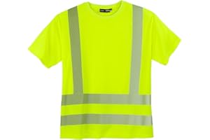 Marc&Mark Warnschutz T-Shirt große Größen Neongelb