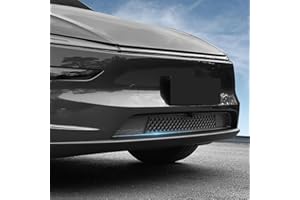 Ywooon Inserti Per Griglia Anteriore In Rete per Tesla Model Y 2025-2026 Juniper, Griglia Anteriore in Rete Paraurti Inferiore Rete Segmentata Inserto in Rete Copertura per Griglia di Aspirazione Aria