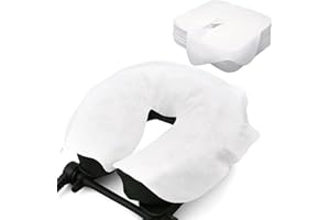 Luriseminger 200 Stück Nasenschlitztücher Massageliege, Gesichtsauflagen für Massageliege Einwegauflage für die Kopfstütze der Massageliege Einweg Nasenschlitz