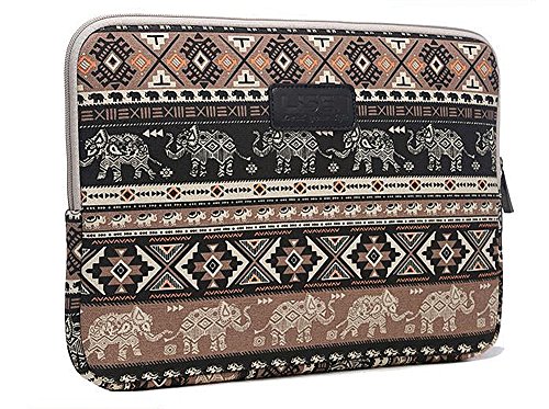 Laptophülle, Bohème Stil Canvas-Gewebe Hülle Sleeve Tasche für Laptop / Notebook Computer / Ultrabook / MacBook Air Pro - 2
