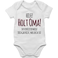Baby Body "I Love My Oma" - Süßer Kurzarmbody Aus 100% Baumwolle