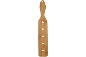 MGTECH Bamboo Wood Paddle, 14 Inch Solid Durable Smooth Wooden Paddle with Airflow Holes for Adults and Kids