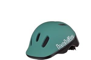 BOBIKE 8740200067 - Casco da bicicletta GO per bambino regolabile taglia XXS (44-48 cm) che si combina perfettamente con i seggiolini di sicurezza GO in a colori Peppermint