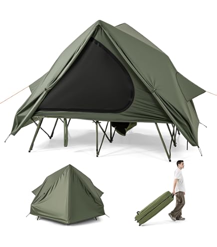 Tienda De Campaña Para 6 Personas Con 2 Dormitorios - Impermeable, Doble Capa Y Ventanas De Malla - Ideal Para Familia