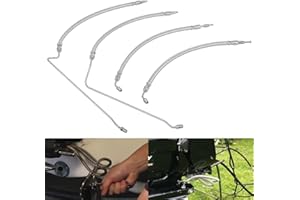 YOURSME For Mercruiser Alpha One Gen Two Bravo Trim Ram hydraulic Cylinder Hose Kit 32-864960 32-864959 Braided Stainless Steel Hoses 16-3/16" for 9B-106 and 9B-116 Trim Cylinders