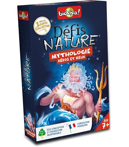 Bioviva - Gioco Da Tavolo 280273 – Sfide Nature, Scopri I Fenomeni Naturali, Per 2-6 Giocatori, Dai 7 Anni, Prodotto In Francia