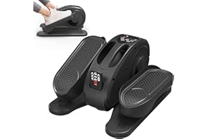 HOFTME Ellipsentrainer im Sitzen,Crosstrainer,Beintrainer, Einstellbarer Geschwindigkeits Cross Trainer mit Fernbedienung, Sitzende Pedaltrainer für Senioren Jugendliche und Erwachsene