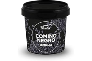 BEMBO QUALITÀ D'AUTORE Comino Negro Semillas Bembo 70 - Nigella Sativa, Utilizado en la preparación de postres, licores - Famoso en Asia por el pan Peshawari Naan