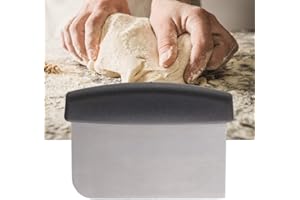 WIFEHELPER Skrobaczka do ciasta ze stali nierdzewnej domowy nóż do cięcia chleba do ciasta na pizzę wielofunkcyjne przybory kuchenne