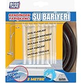 Boss Tape Duş, Kapı Eşiği, Mutfak Tezgahı Etrafı Su Kesici Bariyer Siyah - 2 metre