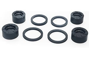 EXNAVI 4 Kolben Hydraulische Bremsen Reparaturteile Upgrade Kit Keramik Kolben Perfekter Ersatz für Shimano Bremssattel 4-Kolben M640 M810 M820 M7120 M8020 M8120 M9120