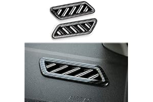 YUZHONGTIAN pour T-roc 2017-2023 Tableau de Bord Climatiseur Air état Sortie d'aération Cadre Accessoire Auto 2 pièces (Fibre de Carbon)