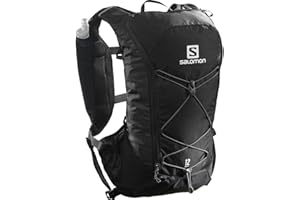 Salomon Agile 12 Set Unisexe Gilet d'Hydratation pour les Longues Excursions avec 2 Bouteilles Souples (500ml), Course à Pied, Randonnée et Marche