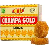 MITRA Champa Gold SAMBRANI (LOBAN) (Pack of 10 X 50gm =500gm ...