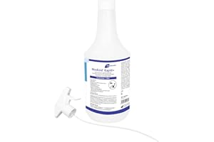 ‎HCR HYGIENE Medizid® Rapid+,10 x 1 Liter Wischdesinfektion, Sprühflasche inkl. Sprühkopf