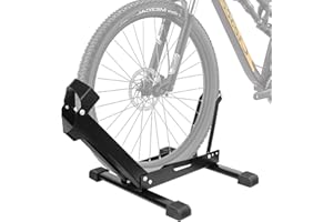 Begona Bicycle Floor Stand, Freestanding Bike Stand Bike Storage Rack - Flexible Adjustable Size - No Drill - Parking Stand for Garage & Apartment, Compatible with 20''-29'' Kids/Mountain/Road Bikes