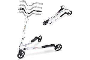 AOODIL 3 Roues Scooter Pliable Swing Scooter Tri Slider Kick Wiggle Scooters Push Drifting avec Poignée Réglable pour Garçons/Fille/Adulte âge 8 Ans et Plus