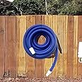 Heavy Duty Swimming Pool Vacuum Hose Hanger, Wall-Mounted Metal Hose Bracket, Pool Hose Organizer Holder, Support for Garden Hose Storage Hanger - Hold Up to 60 Feet (Hold 50 lbs),No Hose