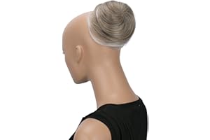 CAISHA Chignon Posticcio Treccia Hepburn-Bun Capelli Elastici Updo DCX