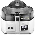 De'Longhi MultiFry Air Fryer With Surround Heating System , Multi Cooker Grilling, Broiling, Roasting, Cooking, Baking, and Toasting , 1.5 Kg Capacity , Programmable , FH1175/2 , White & Black