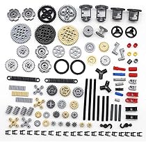 TEESE 116 Pièces Technic Compatibles avec Lego - Engrenages, Essieux
