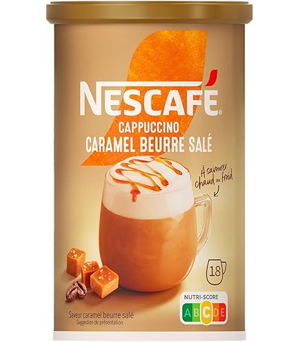 Nescafé Cappuccino Praline - Café Soluble - Boîte de 279g (L
