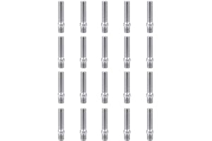 KEENSO 20 piezas Tornillos de Alargada, Adaptador de Tornillo 12 x 1.5, 57 mm Tornillos para Cambiar las Llantas