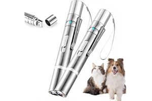 FYNIGO 2 Pcs Interactive Cat Toys for Indoor Cats Adult and Kitten, Cat Teaser Wand Toy