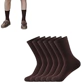Balseti 6 Pairs Plain Low Socks School Work Uniform | 85% cotton, smooth and breathable for school, high school, office and s