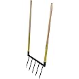 Griffe de jardin Leborgne Biogrif 5 dents soudées assemblée - sans manches