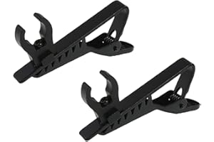 ONPRO Pince à cravate en métal portable pour micro cravate cravate 6 mm