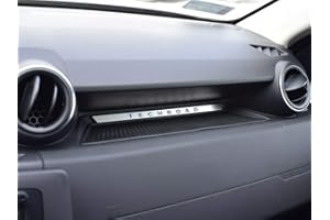 AUTOCOVR Couverture Intérieur en Acier pour Duster 2 II 2018 2019 2020 Accessoires - 1 Pièce TECHROAD Emblème Plaque Inoxydable Brossé Fait sur Mesure INOX