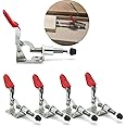 Humitar 5 PACK Push Pull Action Toggle Clamps 301AM Latch Anti-slip Hand Tool 110Lbs Holding Capacity Quick Release Clamp