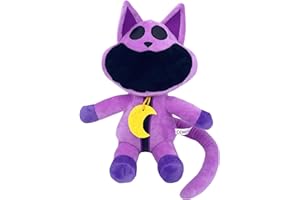 Super JAKES Jouet en Peluche Smiling Critters, CatNap Plush Smiling Critters Pillow Series Figure Pressure Relief Doll Cadeaux pour Les Fans, Anniversaire(Catnap)
