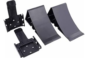 ‎THE DRIVE The Drive | Unterlegkeile Set (2 Stück) mit Halter | Schwarz | Bis 1600 kg | Bremskeile für Anhänger, Wohnwagen & PKW