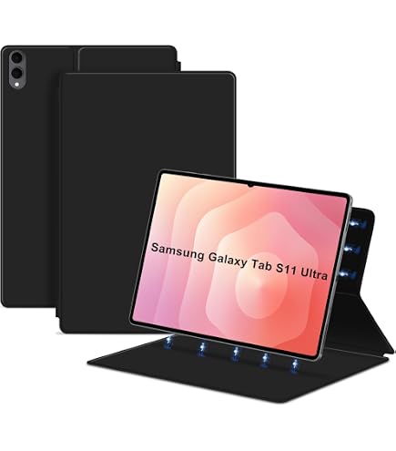 CAUHENYEE Hoes Voor Lenovo Idea Tab 11 Inch – 3-voudig, Schokbestendig, Transparante Achterkant, Slaapstand En Standaard