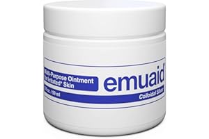 EMUAID Ointment for Eczema & Psoriasis Relief, Reduces Itching, Pain & Swelling, Regular Strength Treatment for 100+ Skin Conditions, Steroid & Chemical-Free, Suitable for All Ages, 2oz
