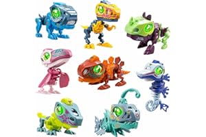 Silverlit - YCOO - Roboter Dinosaurier Cyber Punk in Seinem Ei Überraschung Zu Bauen - Sound Effekte Und Licht LED - 8 Verschiedene Biopods zum Sammeln - ab 5 Jahren