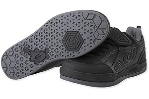 O'NEAL Sender Flat Scarpe Sender Flat, Nero/Grigio, 43Uomo