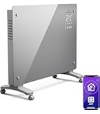 Klarstein infraroodverwarming met thermostaat, 600W, slimme infraroodverwarming voor wandmontage, IR met app-bediening en raamdetectie, efficiënte radiator voor vochtige ruimtes