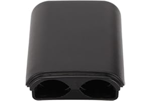 QCWWY Controller-Batteriegehäuse, Zubehör für Elektronische Spiele, Verschleißfestes Batteriegehäuse, Kabelloser Controller-Batteriedeckel, Ersatz für 360 (Schwarz)