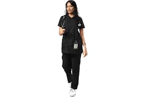UNIFORM CRAFT Women's Scrub Suits DSVX, 4 pocket scrubs, Ideal for doctors, dentists, vets, nurses & healthcare professionals