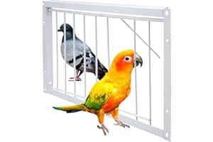 MOGOULUA Vogelkäfigtür 40 cm für Taubeneingang Nur Einwege-Eingang Dachboden Aktiv Vogelkäfig Vögel Fenster Vogelstalltür für Renntauben Tauben Papageien